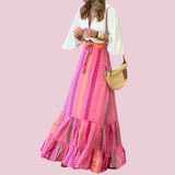 Faldas Happy largas elásticas, 3 estampados y tallas (36-50)