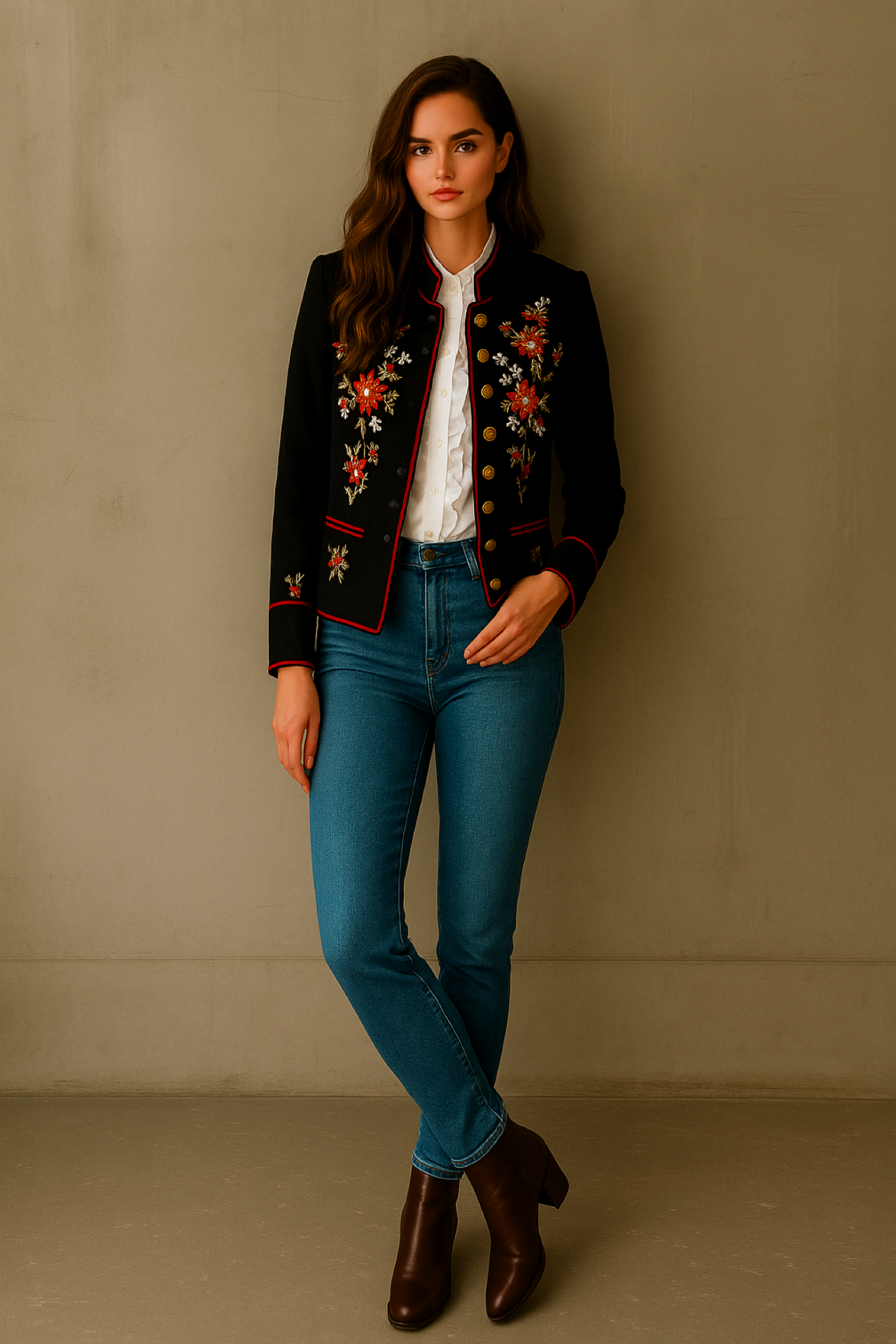 Military green Garden jacket, 5 sizes (36-46)