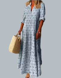 Mintlis mujer, algodón satinado, vestido Denisse tallas (36-50)