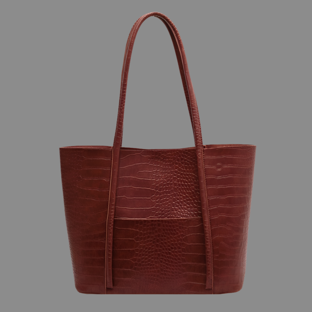 Flavia leather tote bag, 5 colors