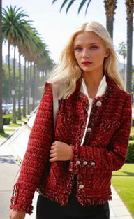 Mintlis mujer, tweed lana, chaqueta Loreto tallas (36-46)