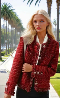 Mintlis mujer, tweed lana, chaqueta Loreto tallas (36-46)