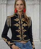 Blazer Julieta de algodón bordado, tallas (36-46)