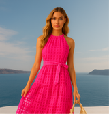 Mintlis women, cotton tulle, Roberta dress, 6 colours, sizes (36-44)