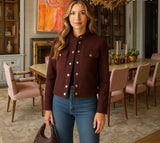 Chaqueta Frank mezcla lana,tallas (36-46) made in Oporto