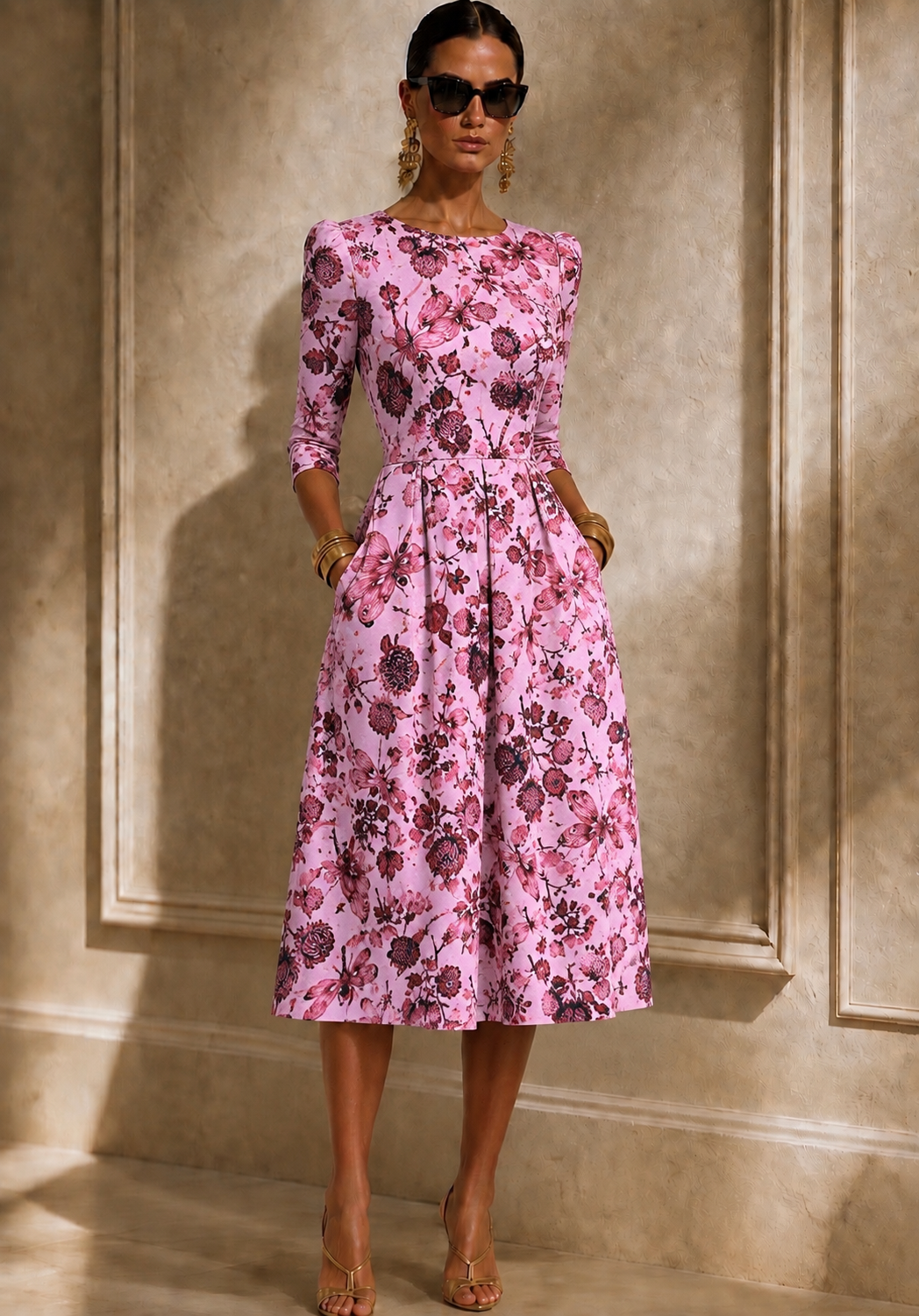 Vestido Rose bolsillos, tallas (36-50) video