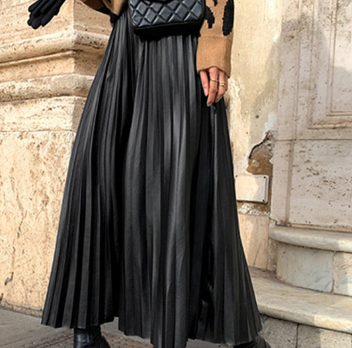 Falda America de piel, talla única