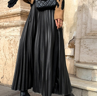 Falda America de piel, talla única