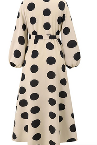 El Rocio polka dot wrap dress, 3 colors, 8 BIG SIZES