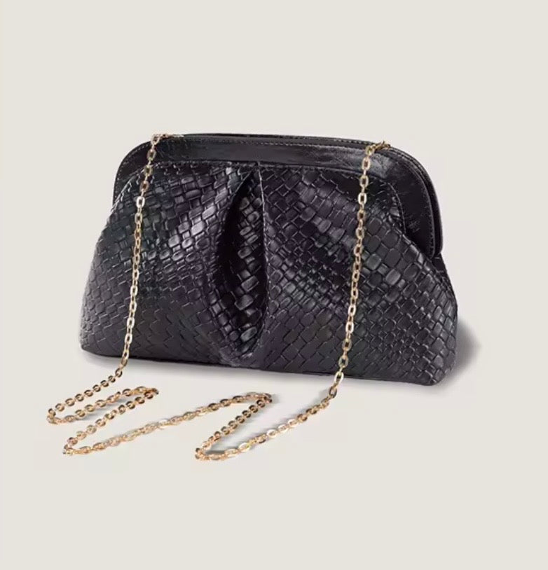 Julliet drawstring bag with gold handle, 3 colors