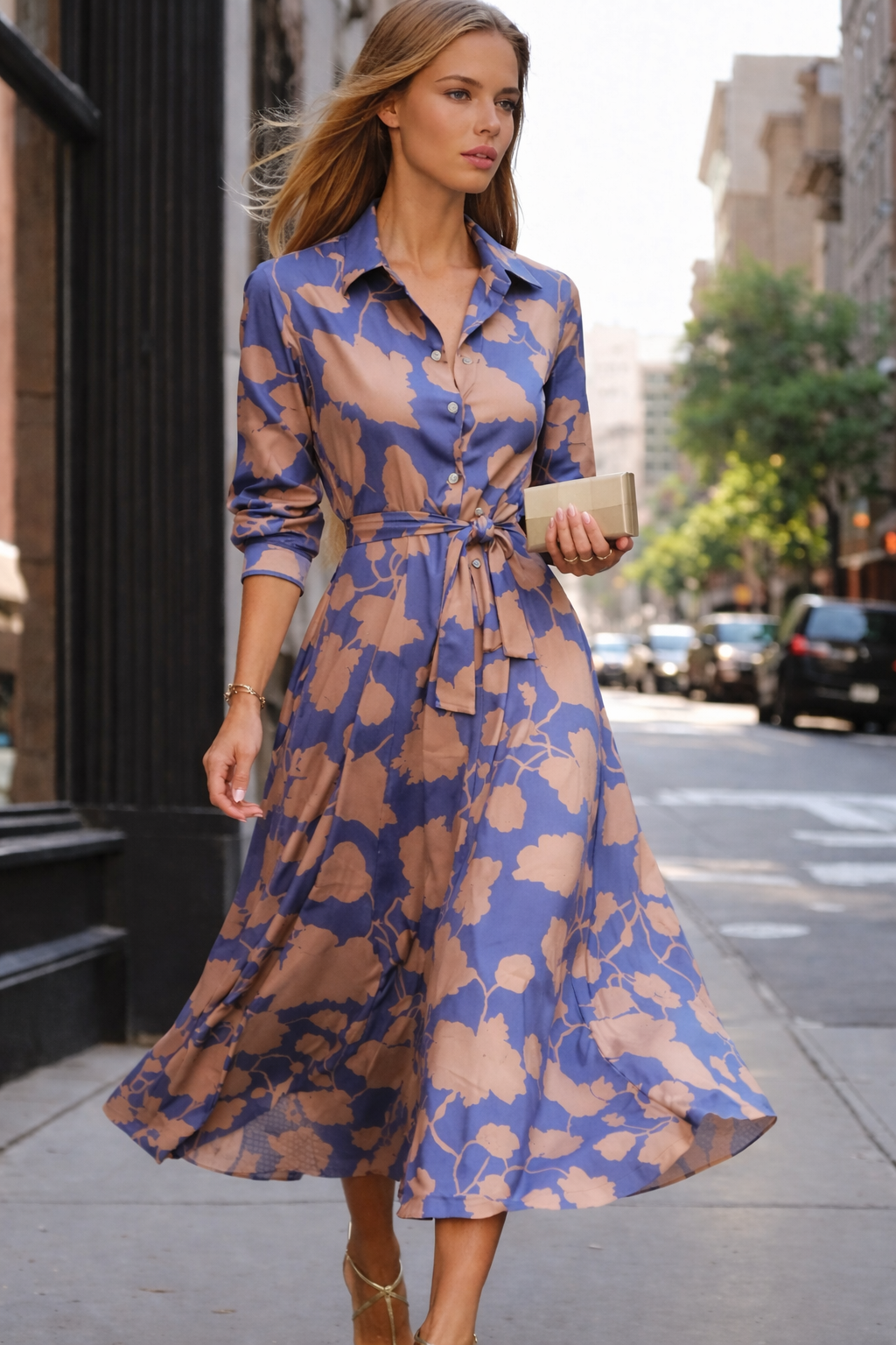 Robe chemise Lauren, 4 tailles