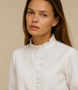 Camisa Raffaella de algodón, 4 colores, (36-44) quedan pocas unidades