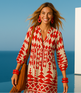 TOP SELLER Olivia viscosa camisero largo, 4 colores, tallas (36-52)