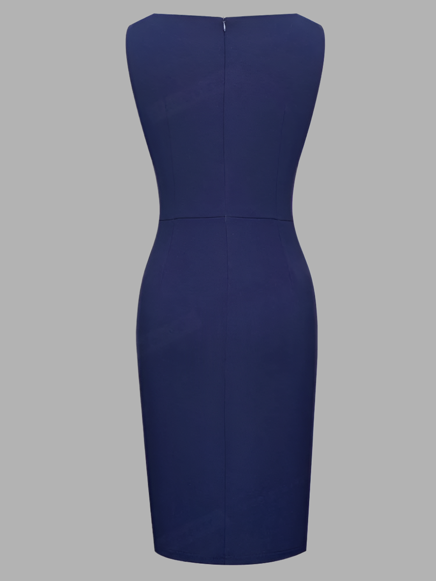 Vestido Cocktail de viscosa, elastano, 2 colores, 6 tallas, ALTA CALIDAD