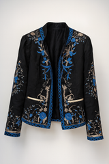 London jacket in cotton wool knit, sizes (36-48)