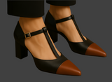 Bluemarine satin heeled shoe, 4 colors