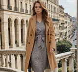 Gabriela frock coat, lined, pockets, buttons, 4 colors, sizes (36-48) made in India