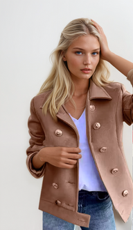 Mintlis mujer, lana chaqueta Poland, 7 colores, tallas (36-50)