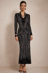 Vestido Fiorella de punto de algodón strech,lycra, tallas (36-50)