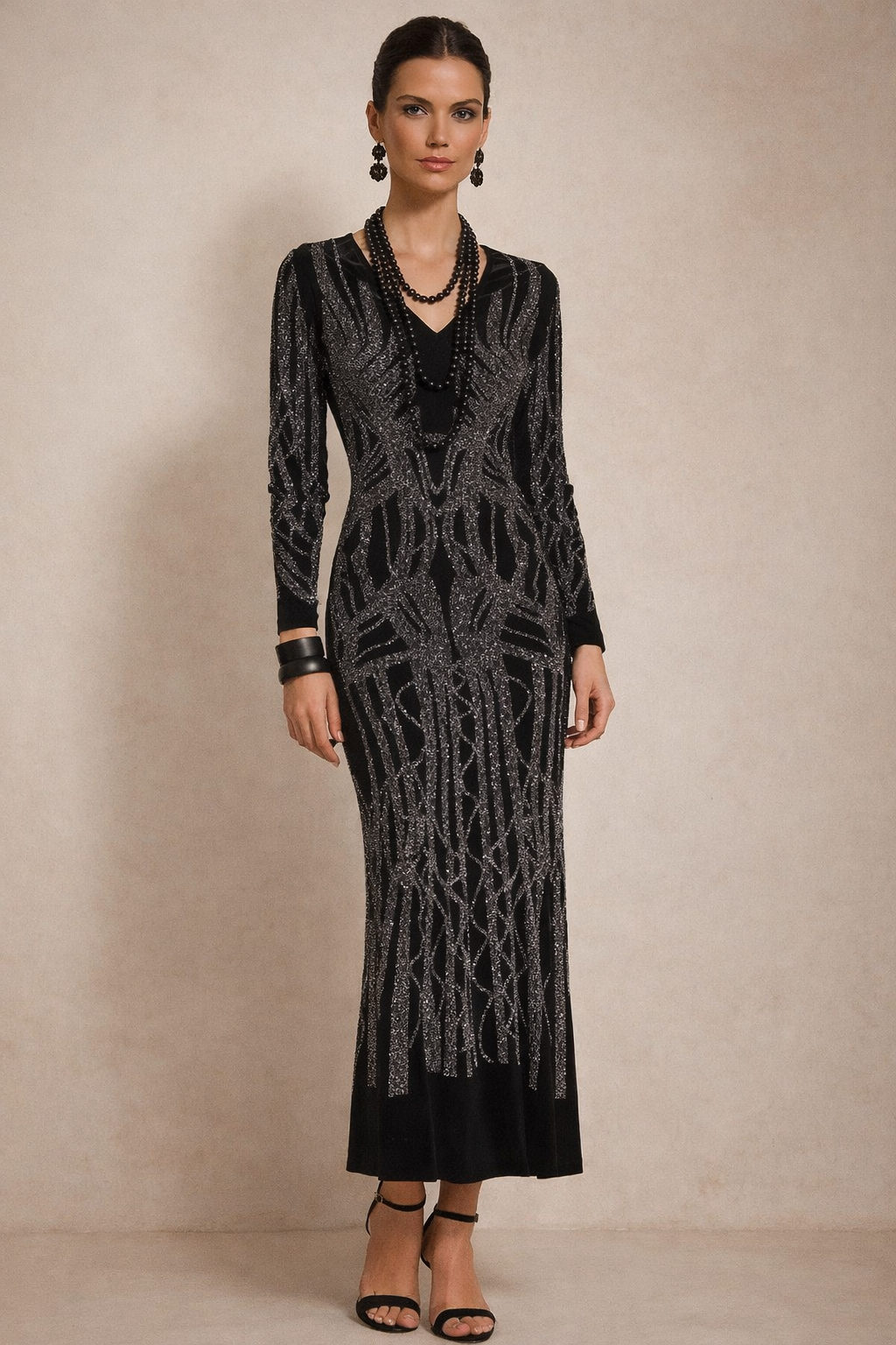 Vestido Fiorella de punto de algodón strech,lycra, tallas (36-50)