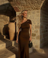 Vestido Marilia punto de algodón licra, 2 broches y varias posiciones tallas (36-42)