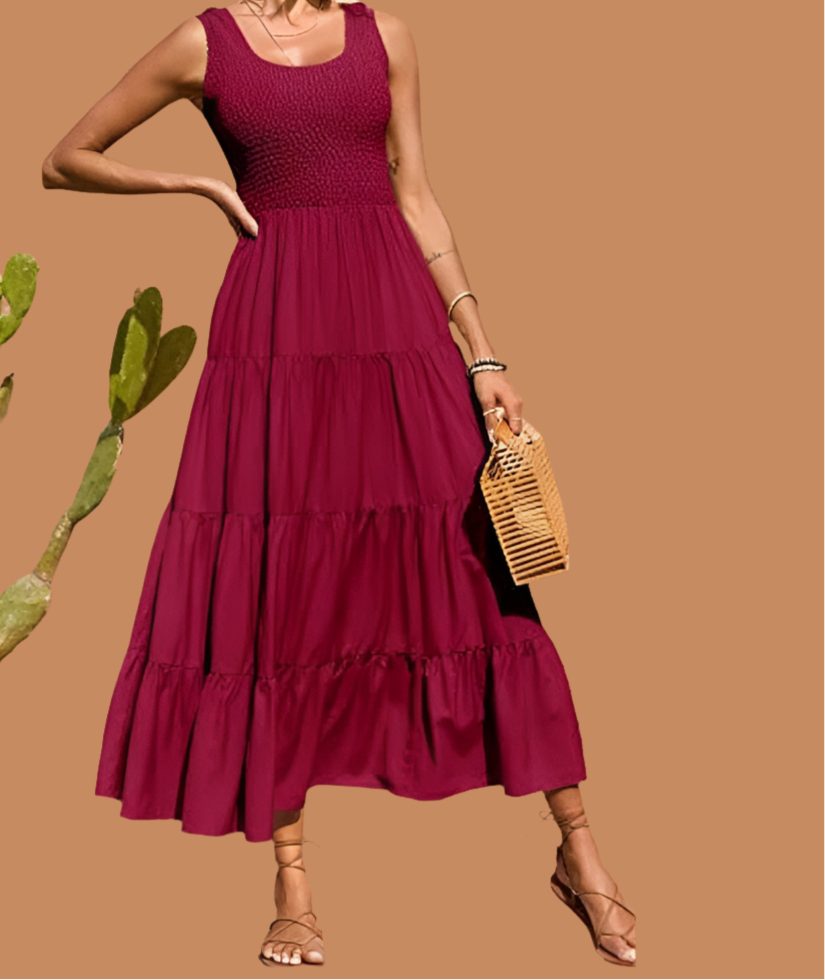 Elastic Swing dress 2 colors and 2 sizes, 48/72 hrs shipping