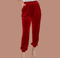 Eloísa trousers, super comfortable stretch velvet, 6 colors, sizes (36-50)