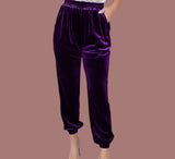 Eloísa trousers, super comfortable stretch velvet, 6 colors, sizes (36-50)