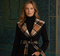 Chaqueta Nikita de lana fajín, tallas (36-48)