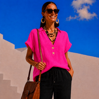 Chemise Fandango en coton, 2 couleurs, 8 GRANDES TAILLES