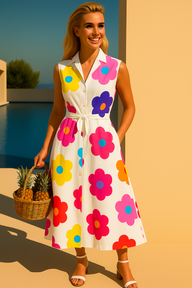 40% OFF, Toscana dress, 4 prints, sizes (36-52)