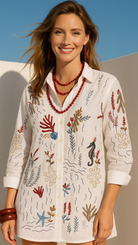 Camisa Mamunia, talla (36-48)