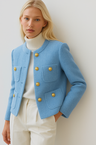Chaqueta DANIELA de lana franeks tallas(36-46)made in Portugal