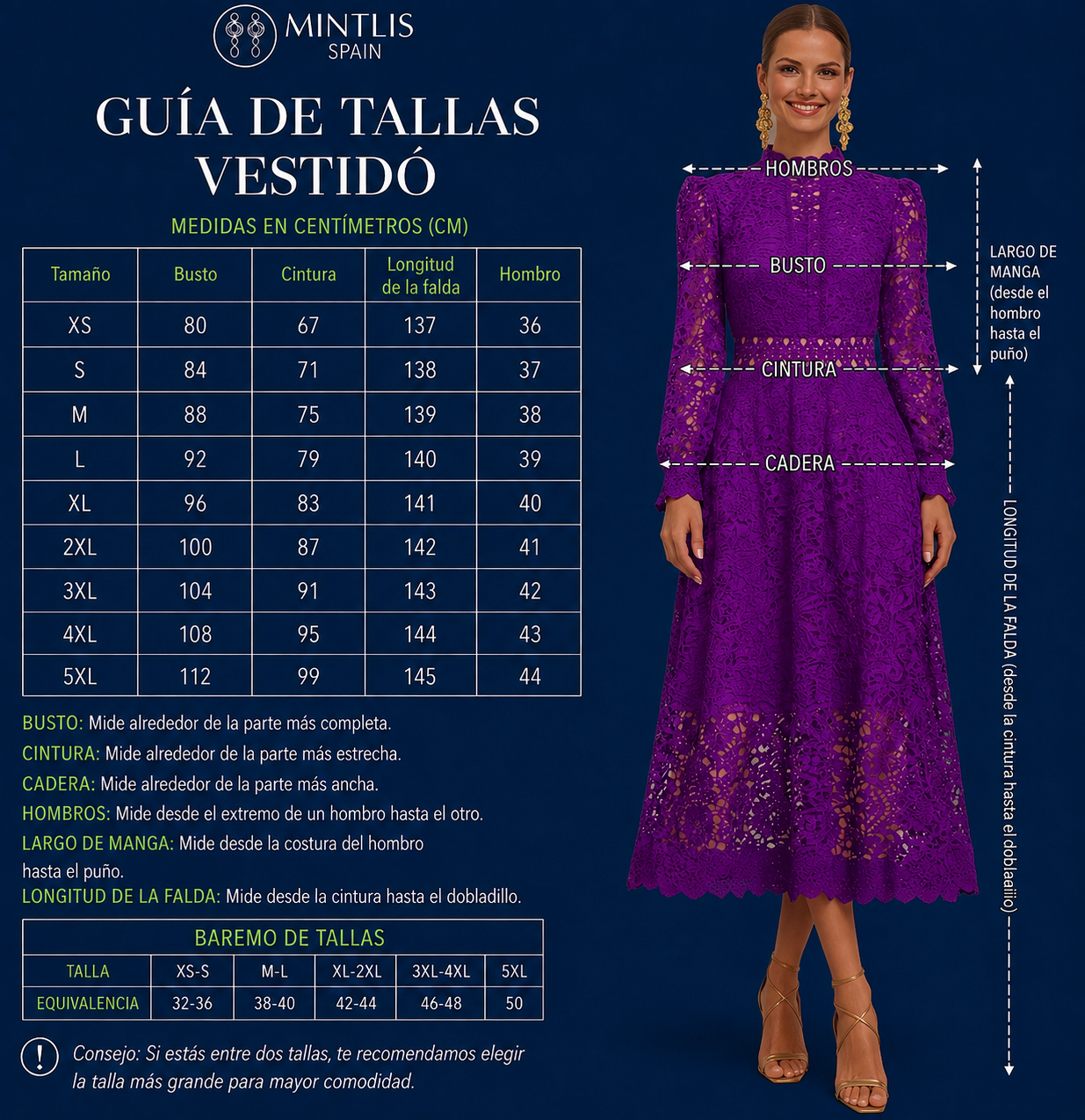 Vestido Bella largo encaje y bordado con forro, 4 colores, tallas (34-48) video