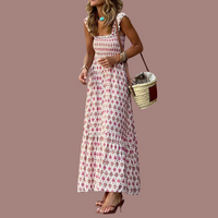 Vestido Dinamarca nido de abeja licra, 6 TALLAS 6 estampados