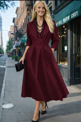 Vestido Mumbai de algodón con cintura elástica, 3 colores, tallas (36-52)