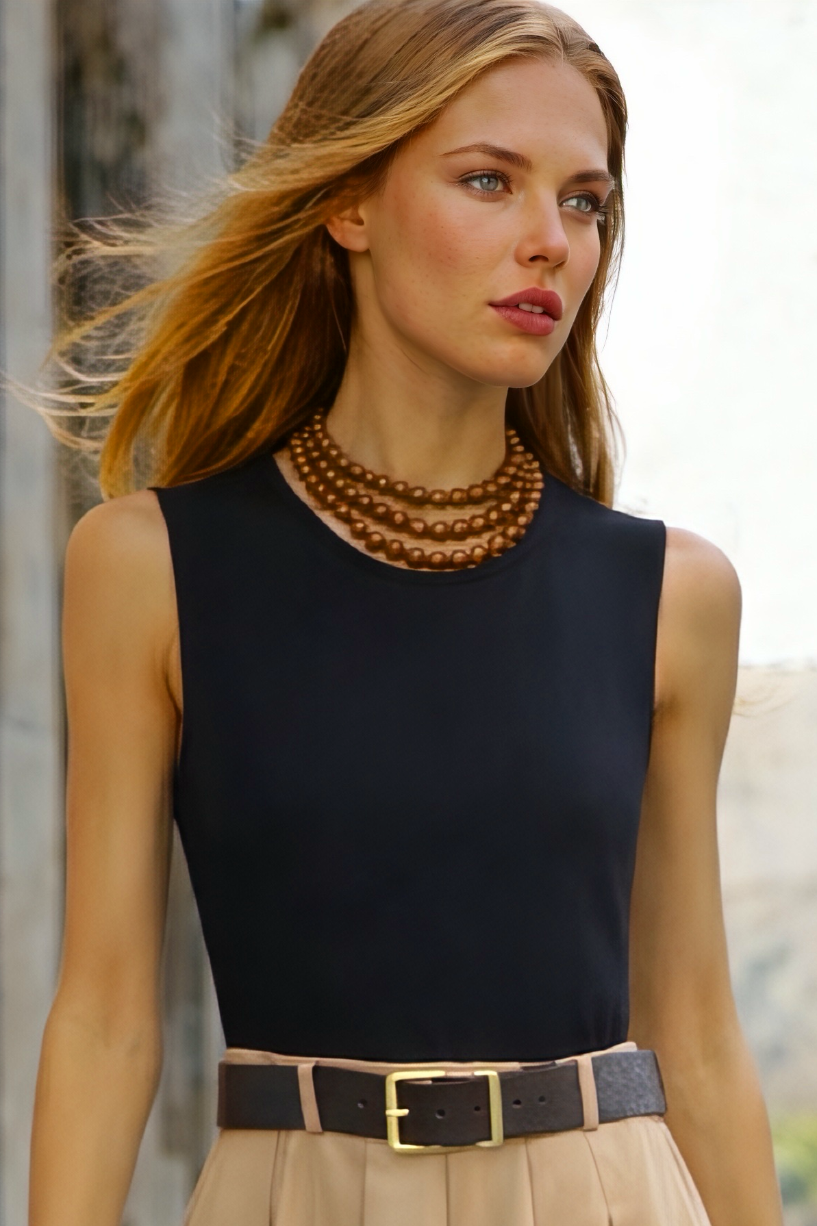 Emily dress, cotton lycra, belt included, sizes (36-46)