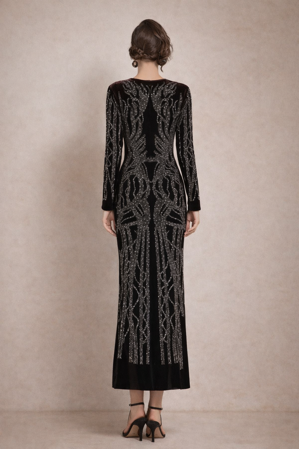 Vestido Fiorella de punto de algodón strech,lycra, tallas (36-50)