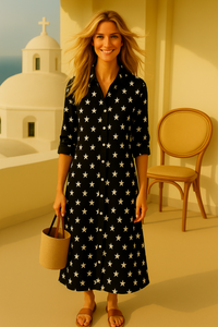 ROMAN shirt dress, 4 prints, sizes (36-52)