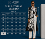 Levita Crazy de flores estampada con broche cierre, tallas (36-48)