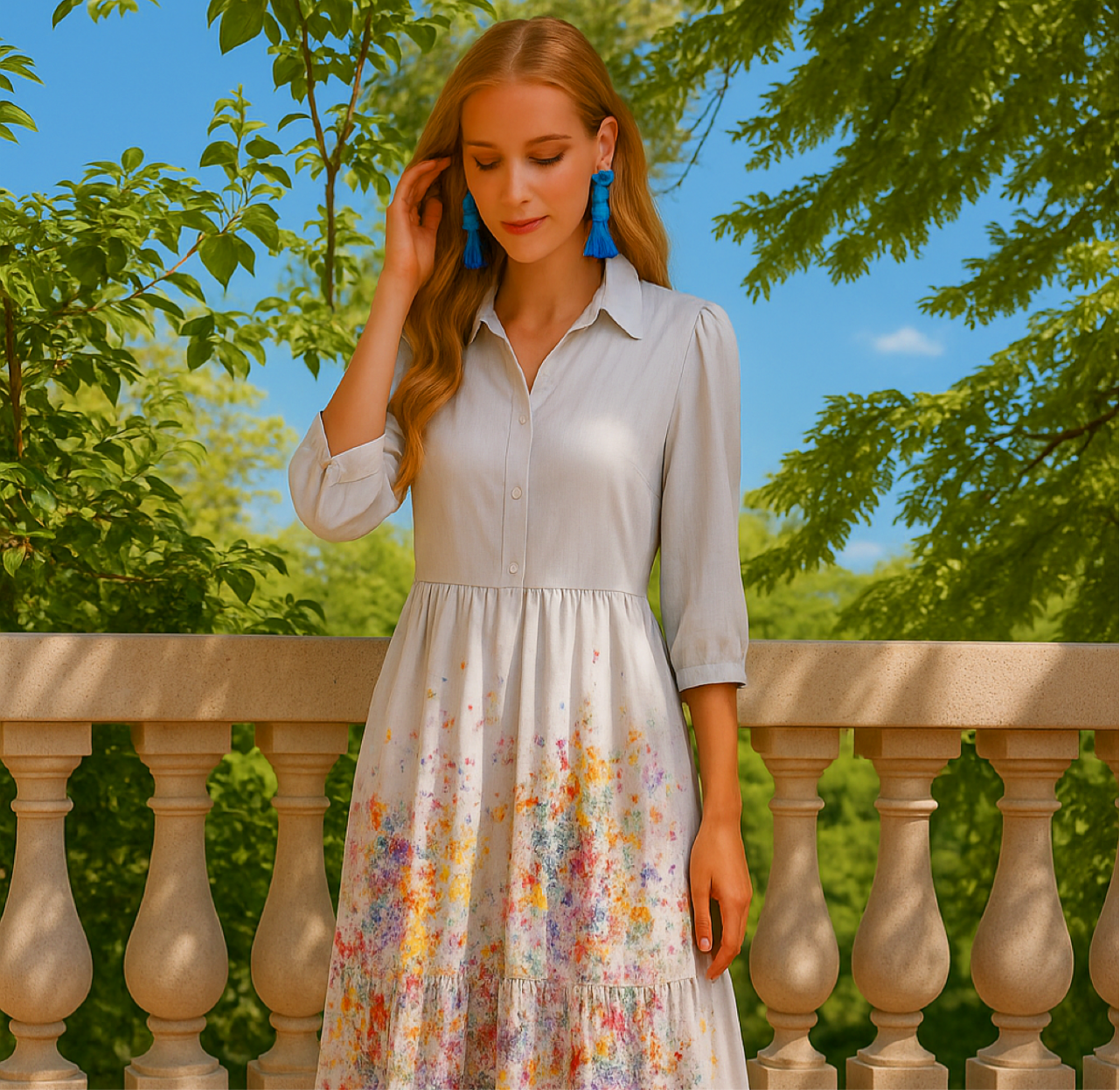 -40% OFF SOPHIE shirt dress, 6 prints sizes (36-50)