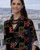 Vestido Loreto de algodón camisero, 3 estampado, tallas (36-52)