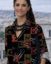 Vestido Loreto de algodón camisero, 3 estampado, tallas (36-52)