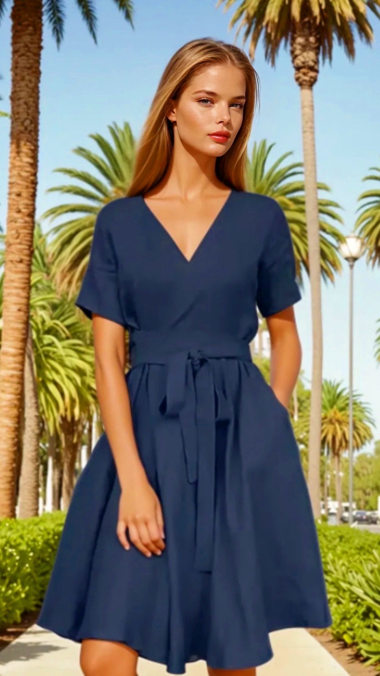 Mintlis women's cotton Brendan dress, 3 colours sizes (36-50)