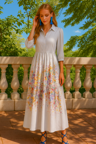 Vestido SOPHIE camiseros, 6 estampados tallas(36-50)