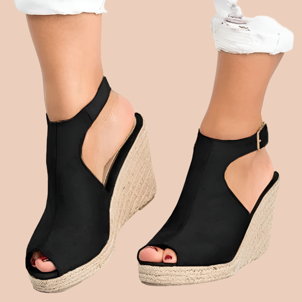 Esparto Jimena wedge sandals, 6 colors, Made in Spain