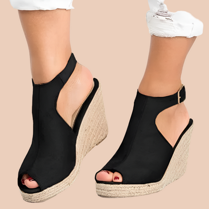 Esparto Jimena wedge sandals, 6 colors, Made in Spain