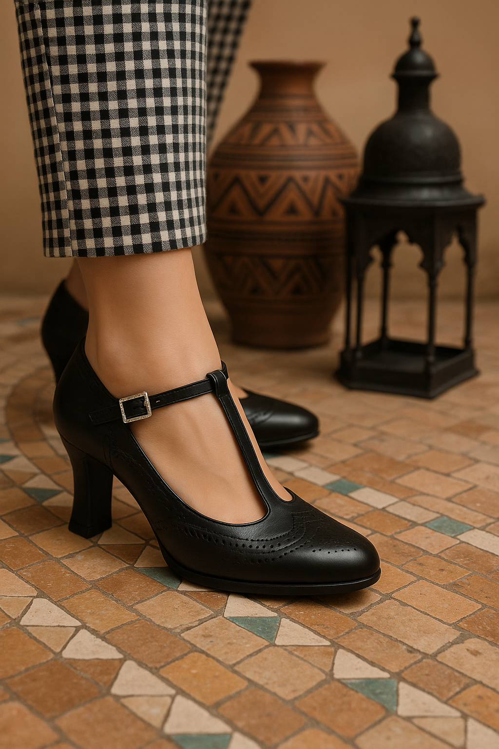 Mules Landmark Buckle Shoes, 3 Colors