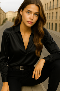 Camisa Star satinada, 8 colores, tallas (36-48) quedan pocas unidades