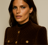 Chaqueta Grecia terciopelo con forro y bolsillos , 2 colores talla (36-50)